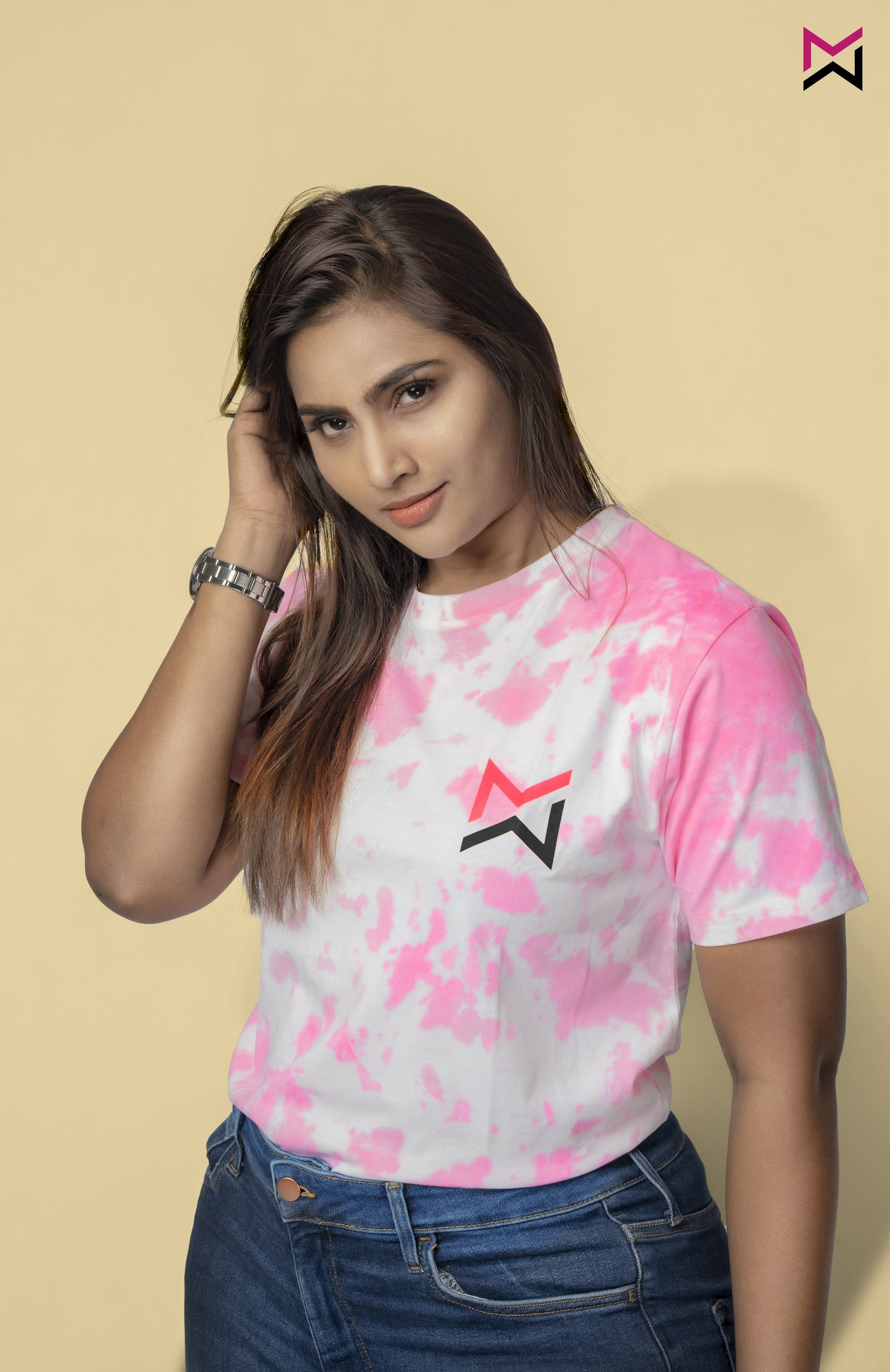 COMBO - Pink + Multicolor Tye & Dye Unisex Tshirts